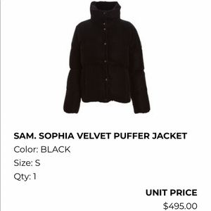 Sam short puffer jacket